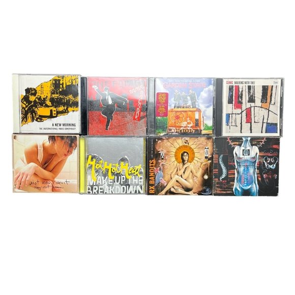 Pop Punk CD Lot 8- RX Bandits Hot Rod Circuit Clinic Faint Hot Heat Garden State - Picture 1 of 16